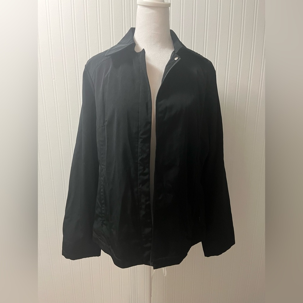 London Fog Women's Black Rain Coat